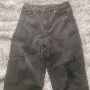 black ripped NOBO high rise jeans. Size 9
